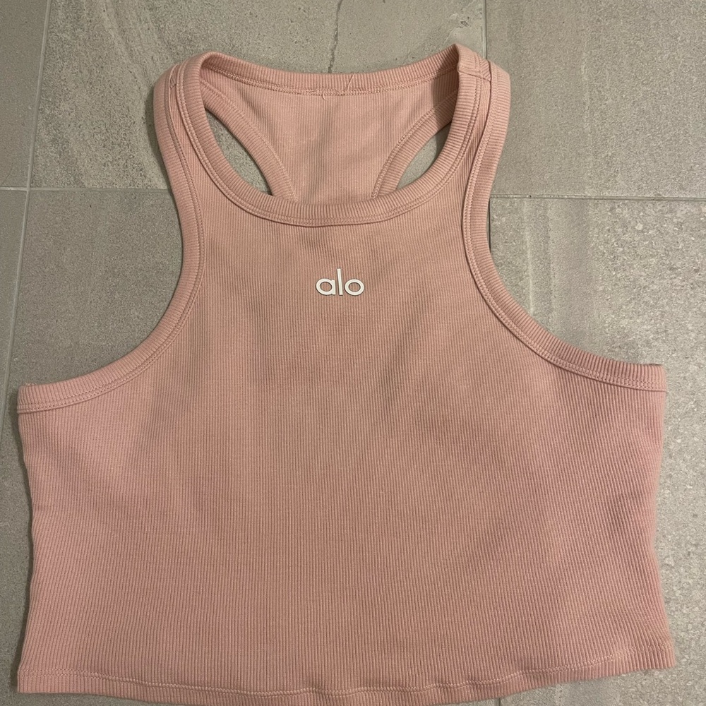 Alo Yoga pink quartz aspire tank